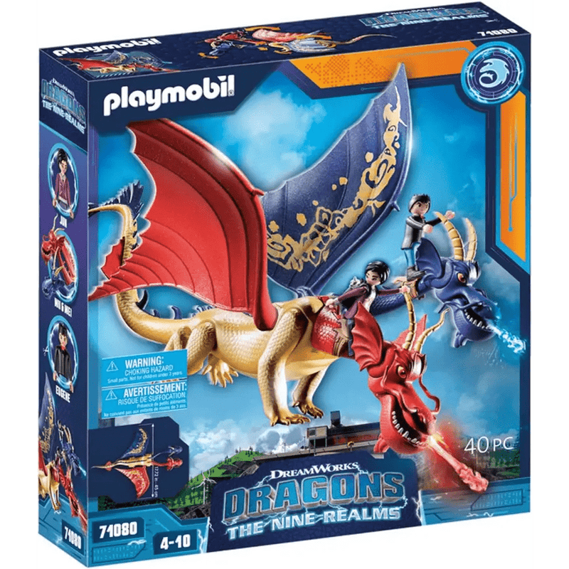 PLAYMOBIL 71080 Dragons: The Nine Realms - Wu & Wei with Jun - Giocattoli e Bambini - Toys Store4008789710802