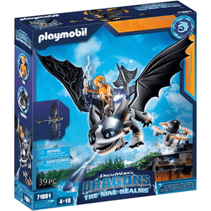 PLAYMOBIL 71081 Dragons: The Nine Realms - Thunder & Tom