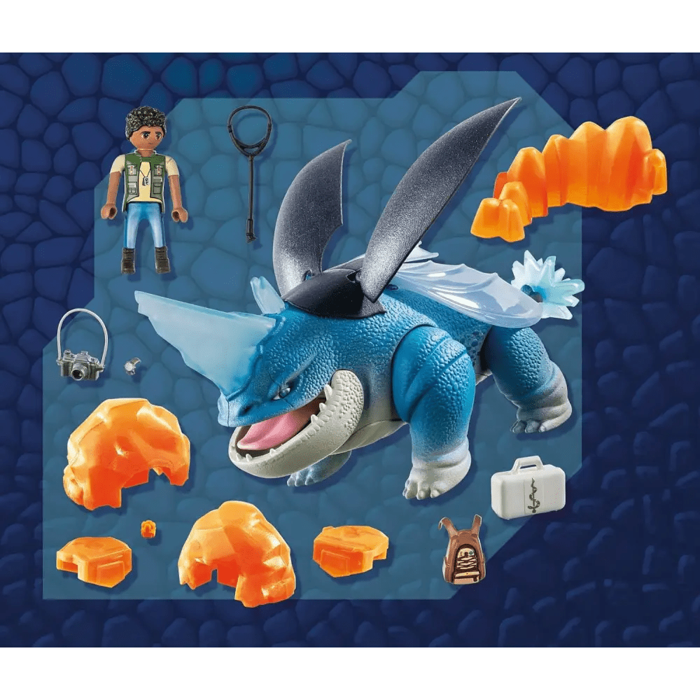 Playmobil 71082 Dragons: The Nine Realms - Plowhorn & d'Angelo - Giocattoli e Bambini - Toys Store4008789710826