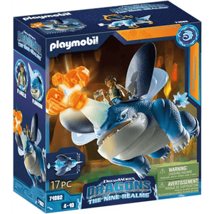 Playmobil 71082 Dragons: The Nine Realms - Plowhorn & d'Angelo