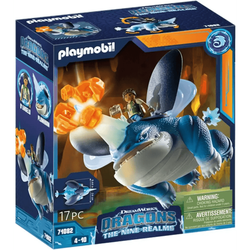 Playmobil 71082 Dragons: The Nine Realms - Plowhorn & d'Angelo - Giocattoli e Bambini - Toys Store4008789710826