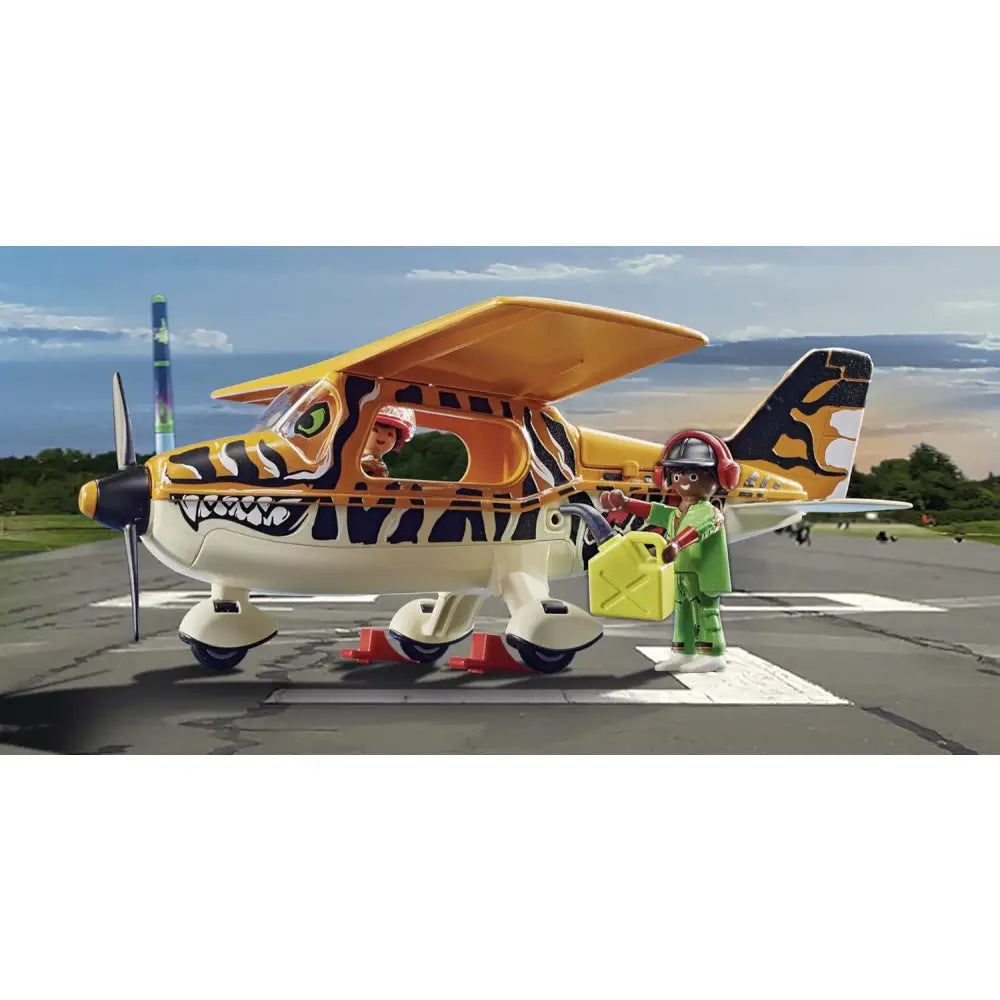 Playmobil Air Stuntshow – Aereo a elica “Tiger” - 4008789709028