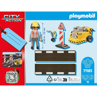 PLAYMOBIL City Action 71185 Manutenzione Stradale - 4008789711854