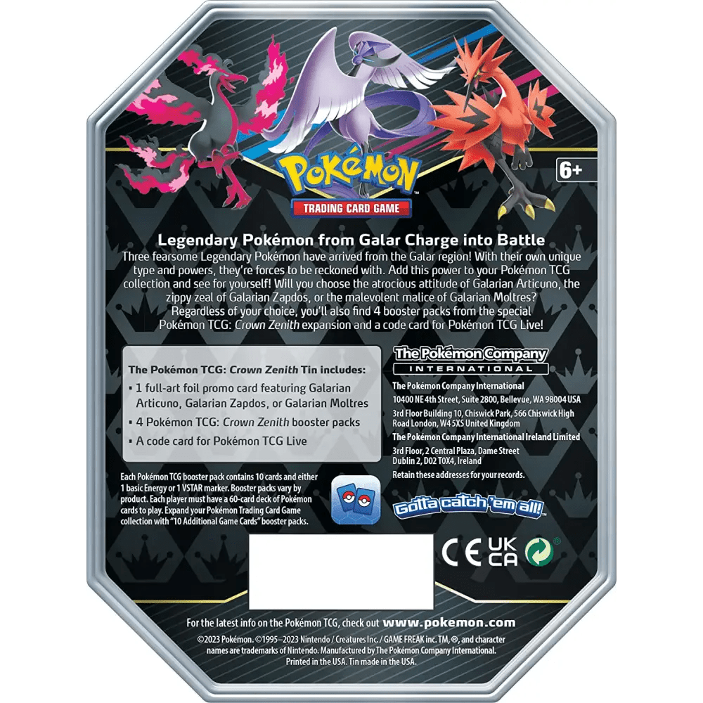 Pokémon Galariano Articuno Carta promozionale - versione italiana - Giocattoli e Bambini - Toys Store0820650852046
