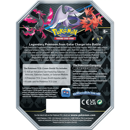 Pokémon Galariano Zapdos Carta promozionale - versione italiana - Giocattoli e Bambini - Toys Store0820650852053