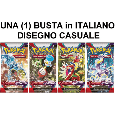 Pokemon SCARLATTO e VIOLETTO Busta 10 carte - Giocattoli e Bambini - Toys Store0820650603228