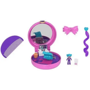 Polly Pocket cofanetto rosa Clip and Combo con pettine