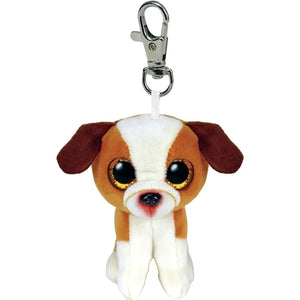 Portachiavi peluche Beanie Boos Clips Cane Hugo