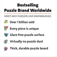 Advertisement ravensburger puzzle 1000 pezzi frozen con testo nero su sfondo bianco