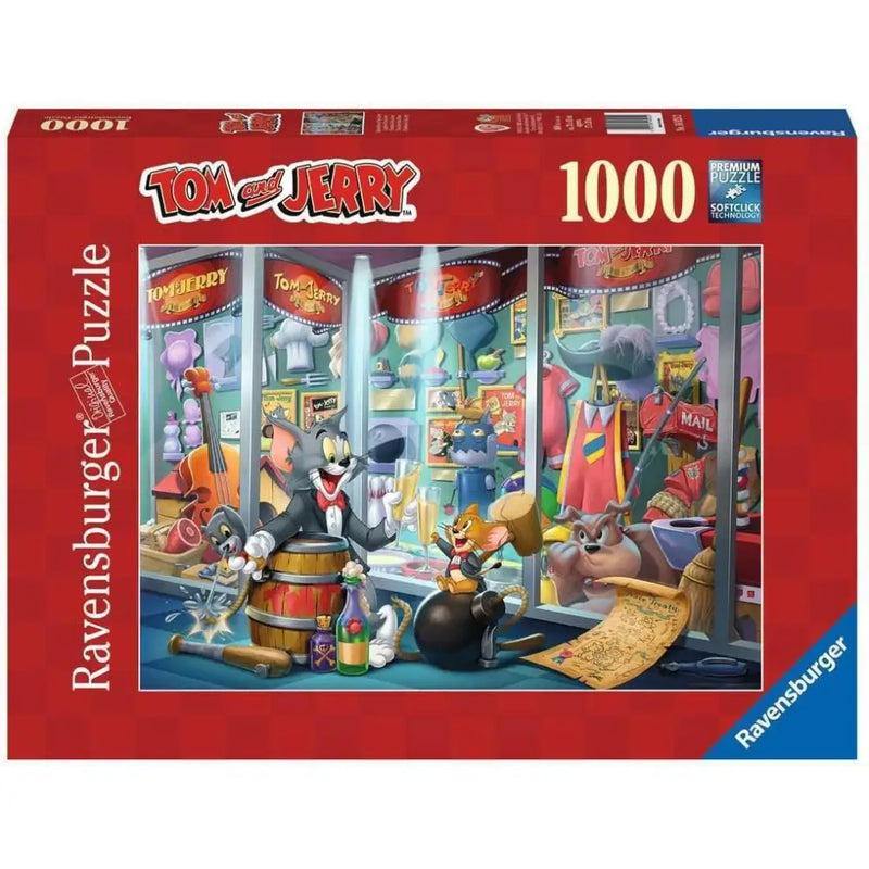 Puzzle 1000 pezzi Tom & Jerry - Ravensburger - in legno - 4005556169252