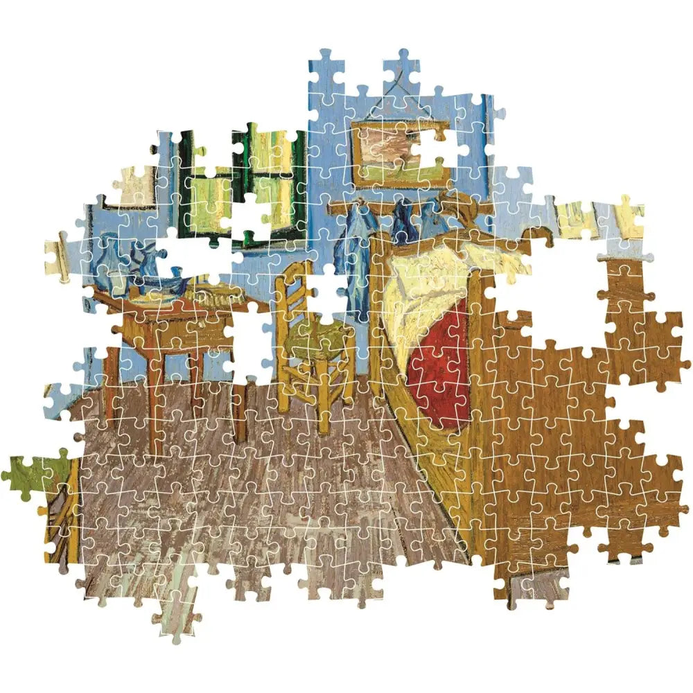 Puzzle 1000 pezzi van gogh camera da letto con illustrazione in stile van gogh da una museum collection