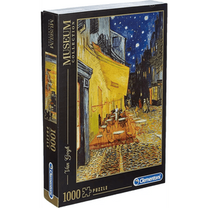 Puzzle 1000 pezzi Van Gogh esterno di caffè di notte