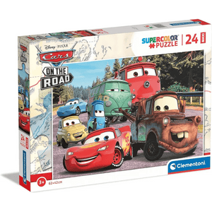 Puzzle 24 pezzi maxi Cars on the Road
