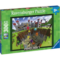 Puzzle 300 Pezzi Minecfrat - Ravensburger - in legno - 4005556133345