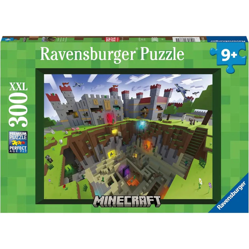 Puzzle 300 Pezzi Minecfrat - Ravensburger - in legno - 4005556133345