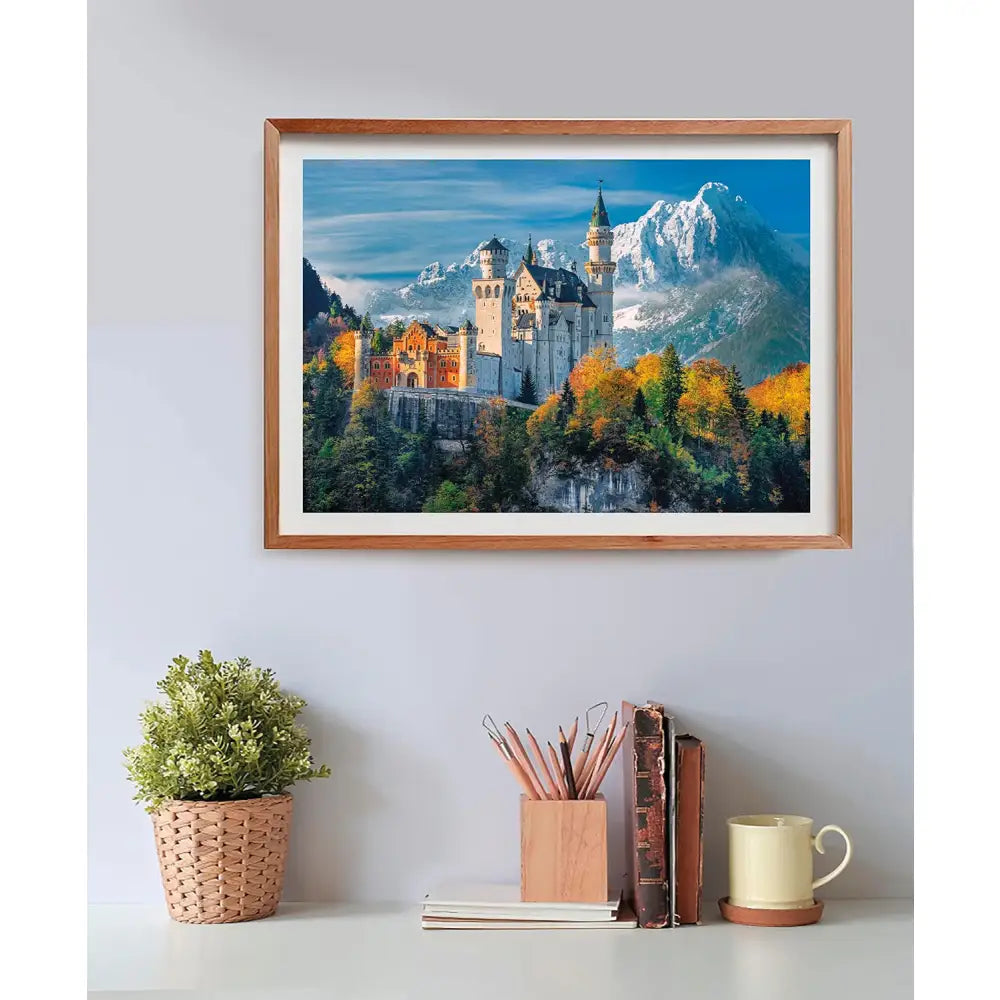 Puzzle 500 Pezzi - Neuschwanstein Castle - Ravensburger - in legno - 8005125351466