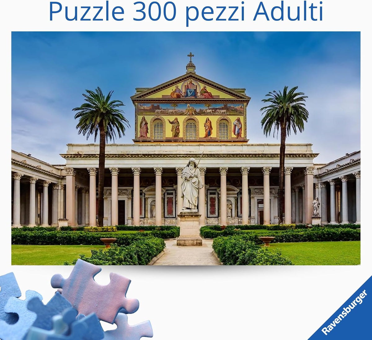 Puzzle 300 Pezzi Ravensburger - Giubileo 2025: Basilica di San Paolo Fuori le Mura - puzzle adulti giubileo