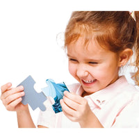 Pezzo blu del puzzle maxi puzzle batwheels con motivo a foglia per bambini di 24 pezzi