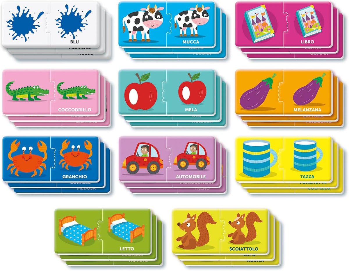 Sapientino Montessori Le Mie Prime 100 Parole Clementoni - puzzle educativo montessori