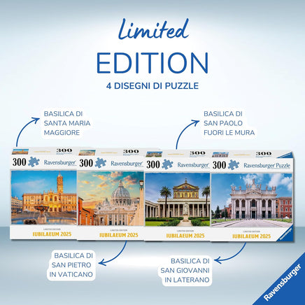 Puzzle 300 Pezzi Ravensburger - Giubileo 2025: Basilica di San Paolo Fuori le Mura