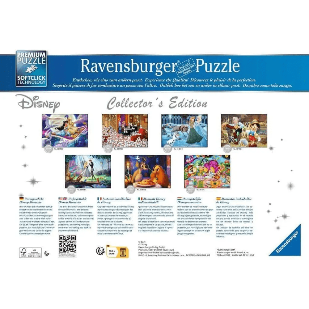 Puzzle Lilli e il Vagabondo Disney 1000 pezzi - Giocattoli e Bambini - Toys Store4005556139729