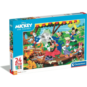 Puzzle Maxi Supercolor Disney Mickey 24 Pezzi