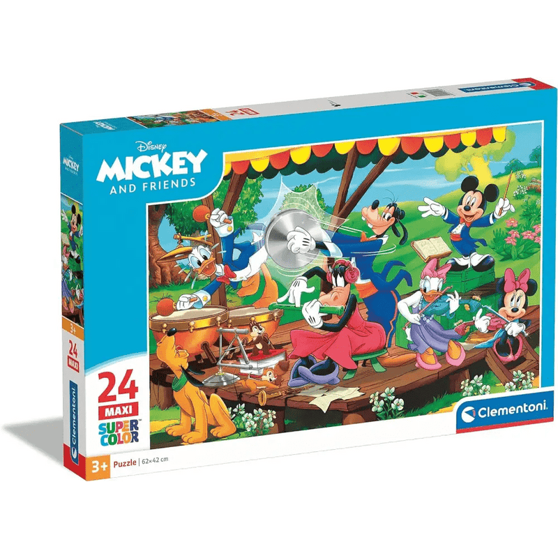 Puzzle Maxi Supercolor Disney Mickey 24 Pezzi - Giocattoli e Bambini - Toys Store8005125242184
