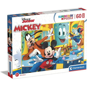 Puzzle Maxi Supercolor Disney Mickey 60 Pezzi