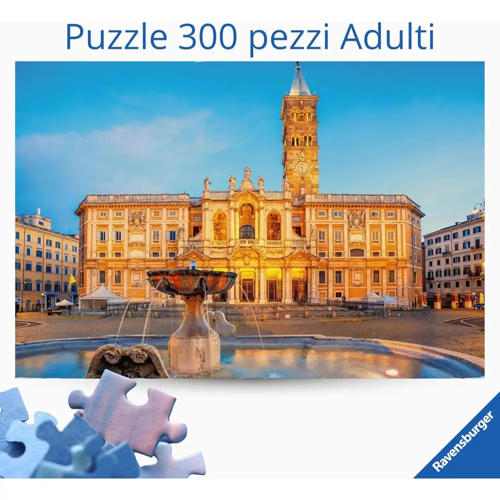 Puzzle Ravensburger Giubileo 2025 Basilica Santa Maria Maggiore – 300 Pezzi Limited Edition - in legno - 4050368103888