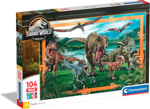 Puzzle Supercolor Jurassic World 104 Pezzi