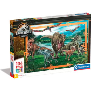 Puzzle Supercolor Jurassic World 104 Pezzi