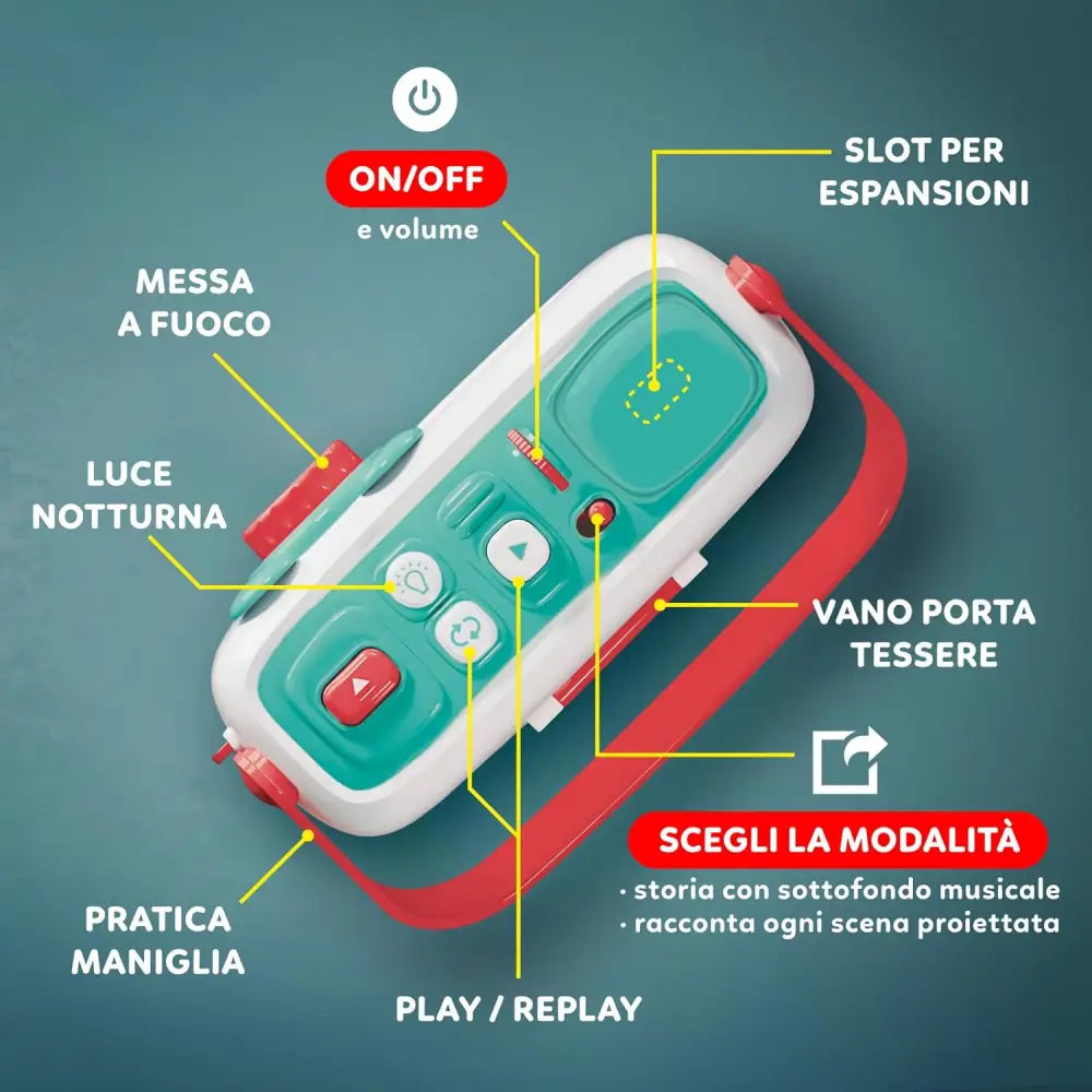 Raccontastorie Proiettore Disney Plus Clementoni - Giocattoli educativi - 8005125175079