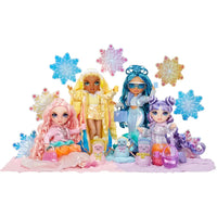 Rainbow High Bambola Violet Wonderland con pupazzo di neve - MGA - Bambole playset e giocattoli - 0035051120865
