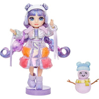 Rainbow High Bambola Violet Wonderland con pupazzo di neve - MGA - Bambole playset e giocattoli - 0035051120865