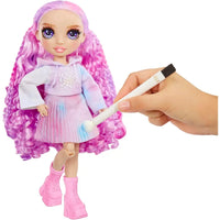 Rainbow High Watercolour & Create DIY Fashion Doll Occhi viola - mga - Bambole - 0035051507581