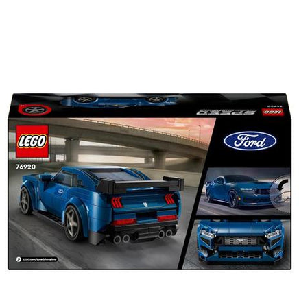 Auto sportiva Ford Mustang Dark Horse LEGO Speed Champions 76920 - Giocattoli e Bambini - Toys Store5702017583730