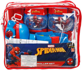 Mondo Toys Pattini a Rotelle Regolabili Spiderman Marvel per Bambini con Protezioni e Borsa – Taglia 22-29 – 18390
