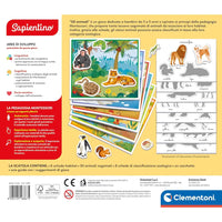 Sapientino Animali Gioco Montessori - Clementoni - Giocattoli educativi - 8005125168675