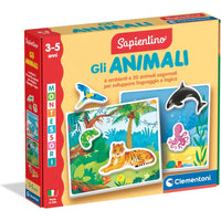 Sapientino Animali Gioco Montessori - Clementoni - Giocattoli educativi - 8005125168675