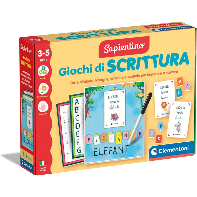 Sapientino Giochi di Scrittura – Clementoni | Imparare a scrivere divertendosi - Giocattoli per la lettura