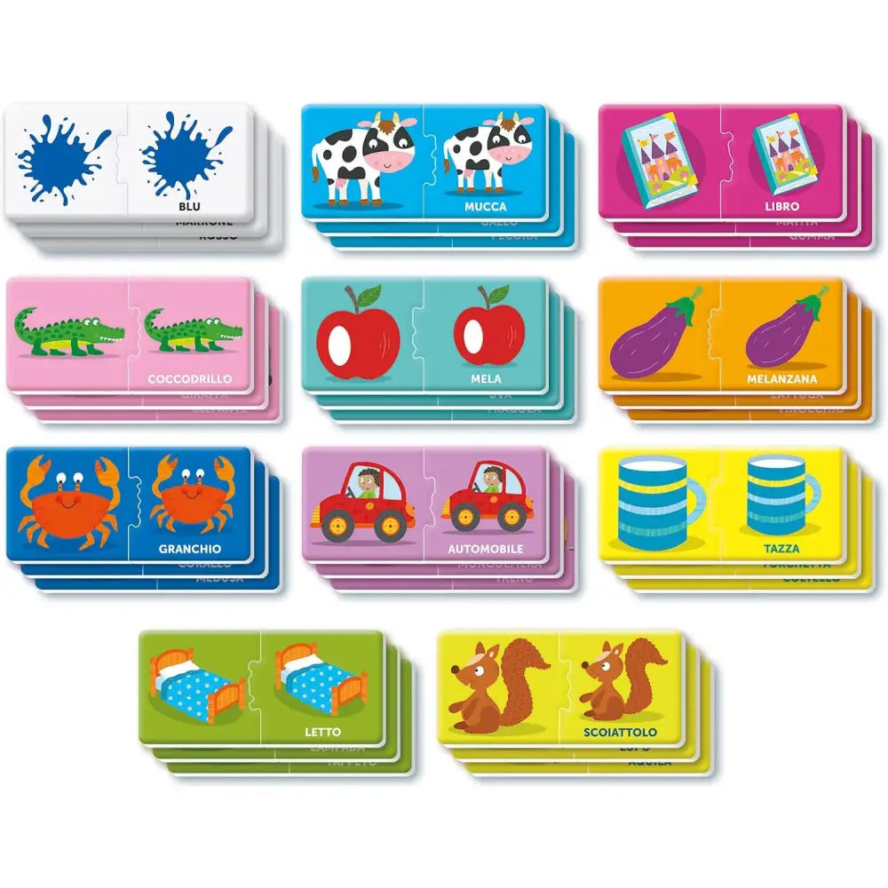 Sapientino Montessori Le Mie Prime 100 Parole Clementoni - Carte educative - 8005125168514