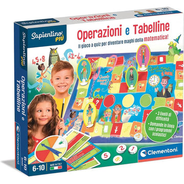 Sapientino più - Operazioni e Tabelline - Clementoni - Giocattoli educativi - 8005125165964