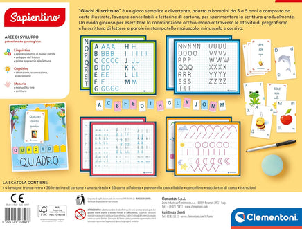 Sapientino Giochi di Scrittura – Clementoni | Imparare a scrivere divertendosi