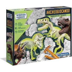 Scienza e Gioco Archeogiocando T-Rex e Triceratopo