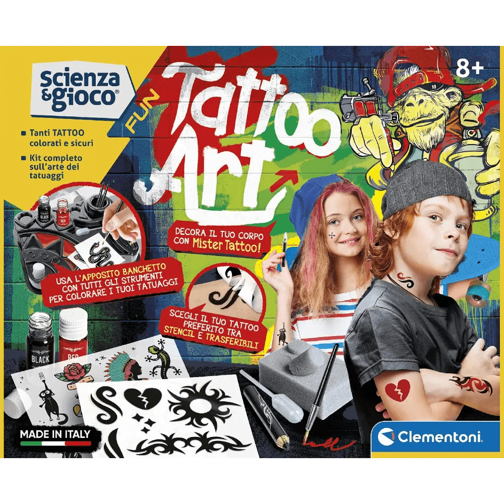 Scienza e Gioco Fun - Tattoo Art - Giocattoli e Bambini - Toys Store8005125193578