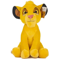 Simba peluche giallo con orecchie nere e naso rosa del film il re leone con suono integrato