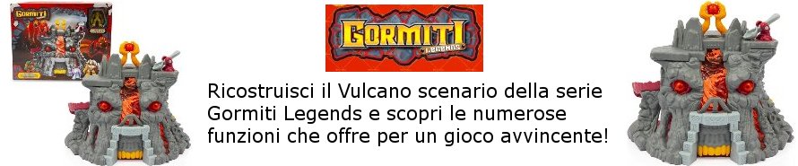 Vulcano Gormiti Playset