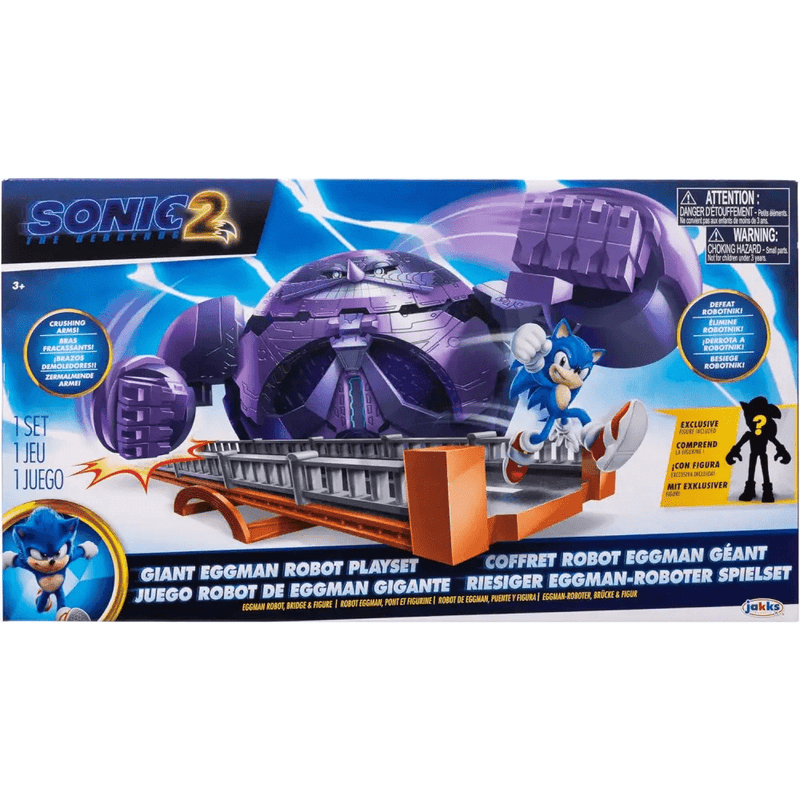 Sonic Movie playset Battaglia Finale Giant Eggman Robot - Giocattoli e Bambini - Toys Store192995412736