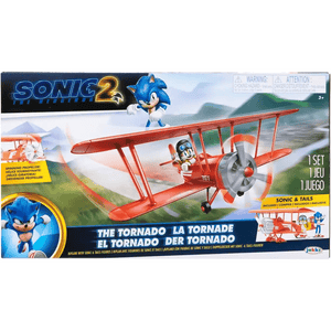 Sonic The Hedgehog Veicolo Biplano con personaggi