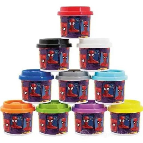 Spiderman 10 vasetti plastilina colorata - AS Company - 5203068035990